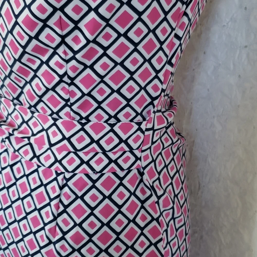 DVF faux wrap sleeveless dress size 0 - Picture 7 of 9
